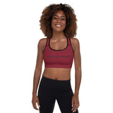 Padded Sports Bra (Maroon)