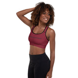 Padded Sports Bra (Maroon)