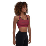 Padded Sports Bra (Maroon)