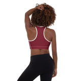 Padded Sports Bra (Maroon)