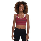 Padded Sports Bra (Maroon)