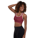 Padded Sports Bra (Maroon)