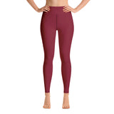 Yoga Leggings (Maroon)