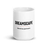 Dreamscape White glossy mug